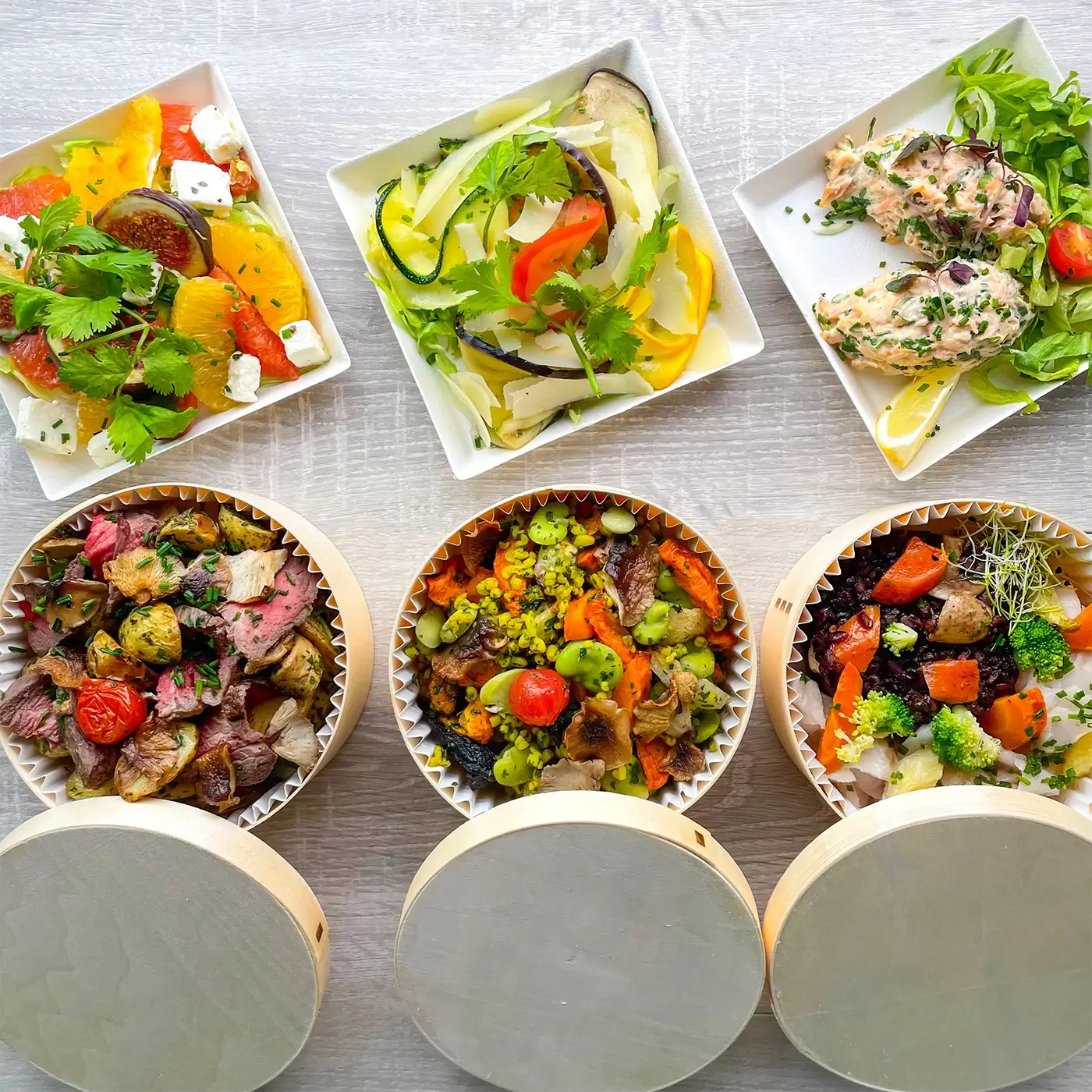 Buffet Chaud Individuel à Composer – 6 personnes (Mange-Debout) – Image 2