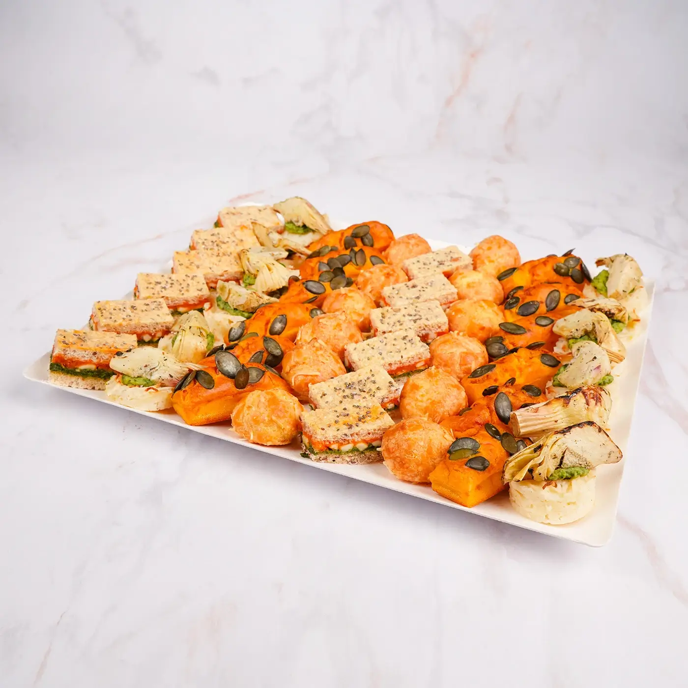 Plateau apéritif végétarien La Provence – 48 pièces