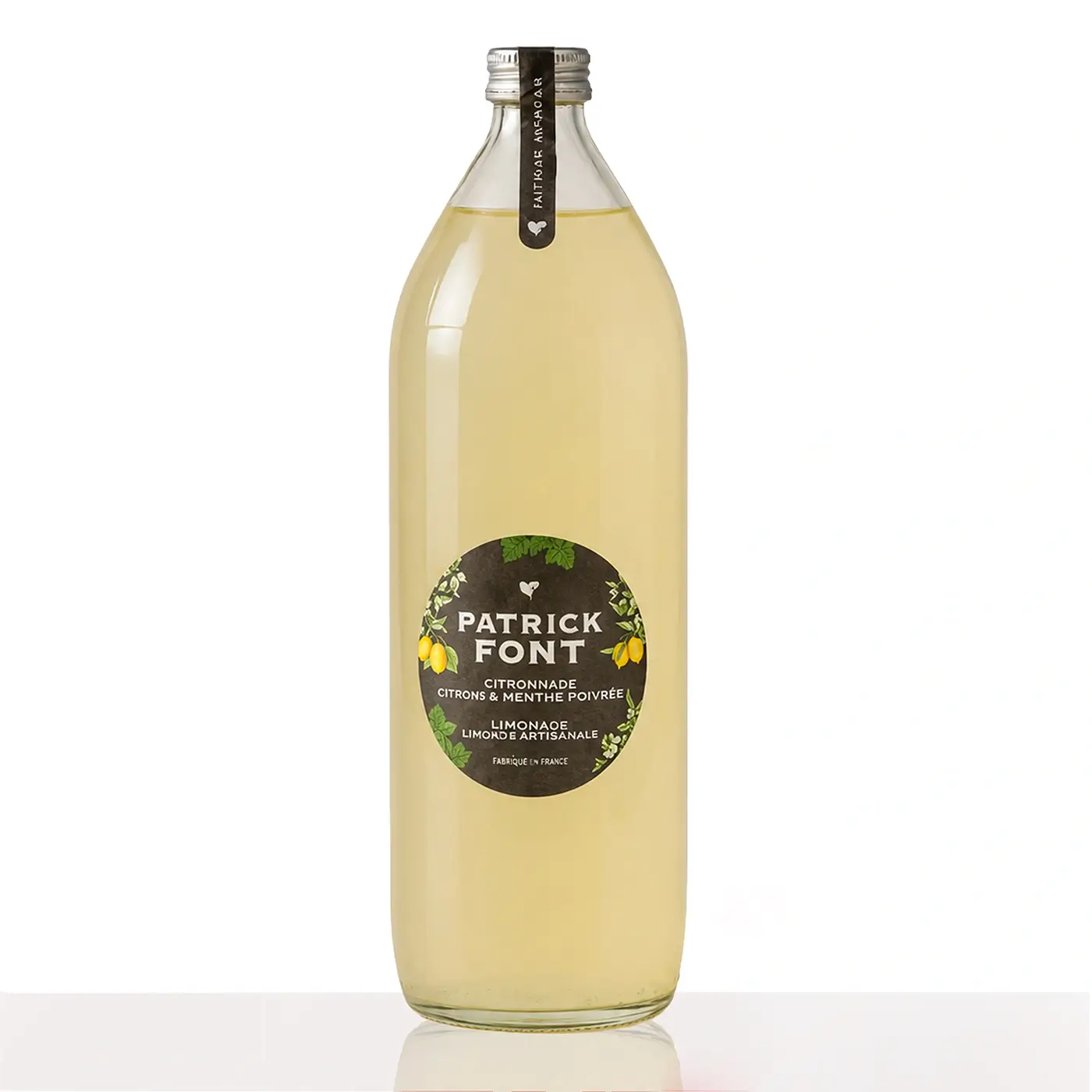 Citronnade menthe poivrée Patrick Font 1L – Les Jardins d’Épicure Traiteur Paris et Ile de France