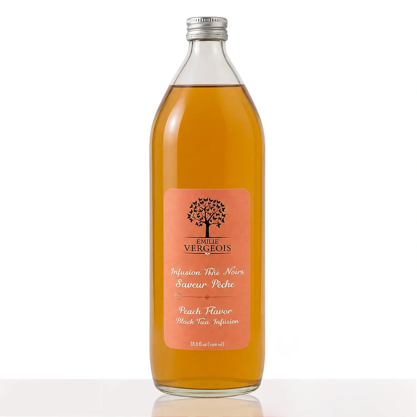 Infusion thé noir pêche Emile Vergeois 1L – Les Jardins d’Épicure traiteur à Paris et île de France