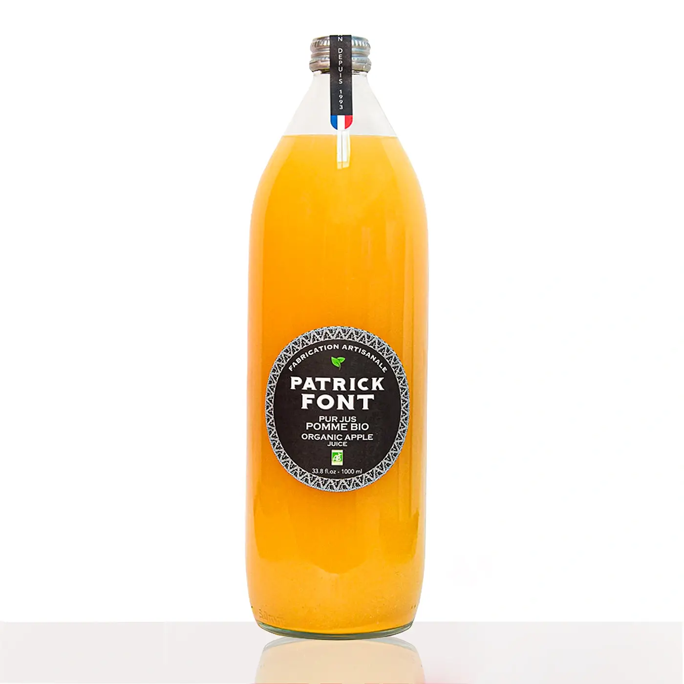 Jus de pomme brut BIO Patrick Font 1L