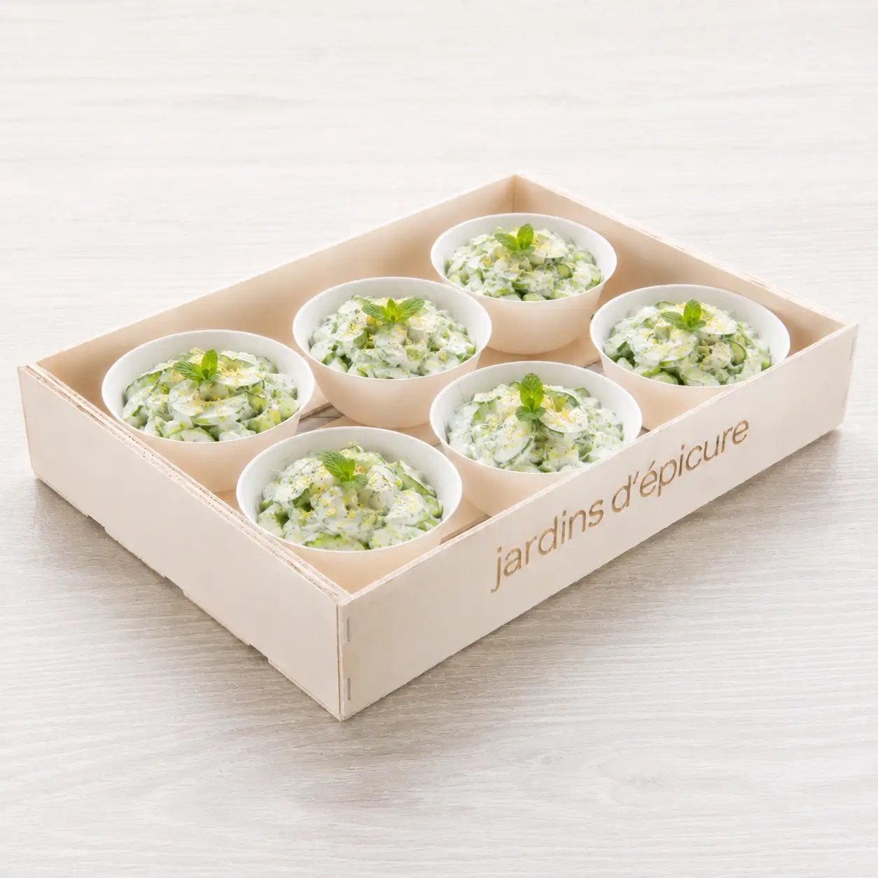 salade concombre yaourt citron menthe – Les Jardins d’Épicure